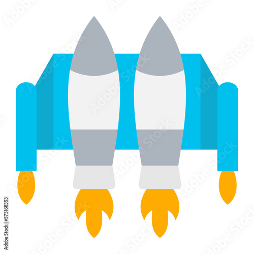 Jetpack Flat Icon