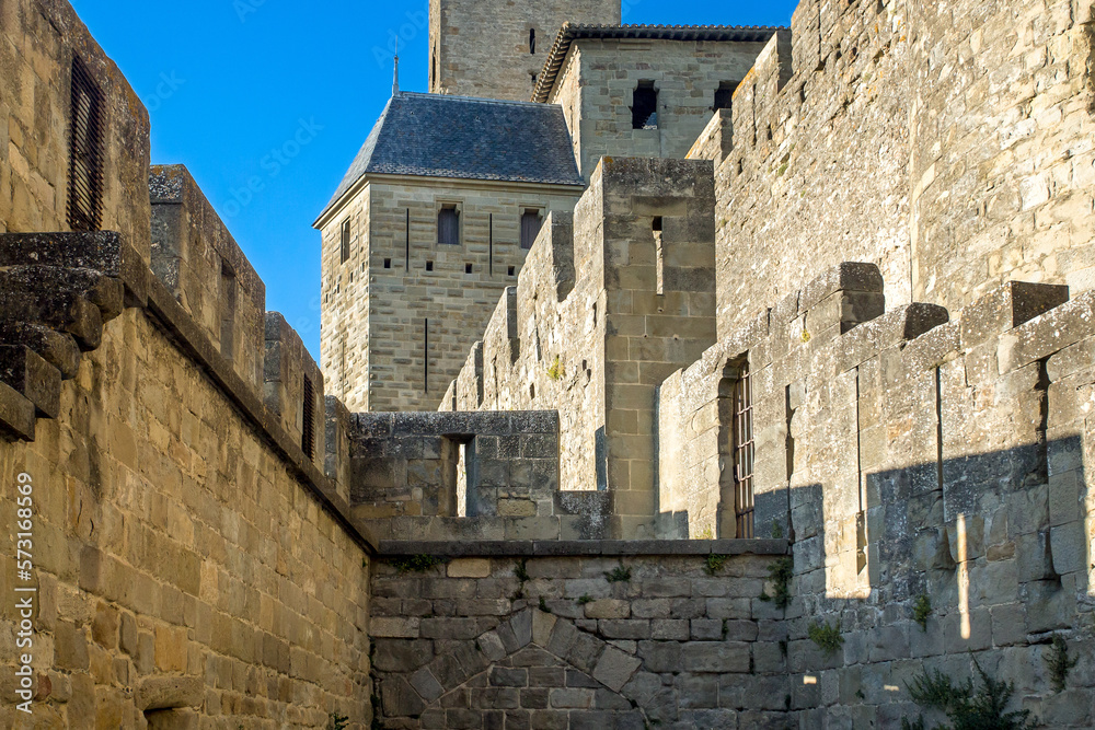Castello di Carcassonne, Francia.