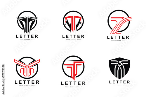 T Letter Logo  Modern Letter Style Vector  Design Suitable For Product Brands With T Letter