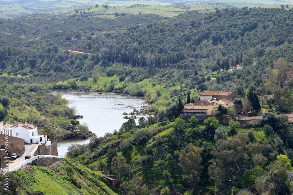 Vista del río Guadiana, Mértola