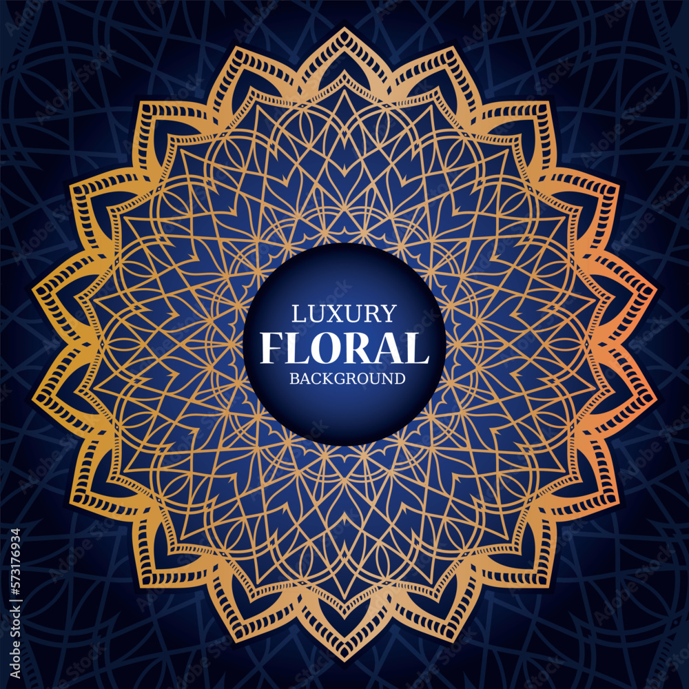 Mandala background golden. Mandala background golden.
