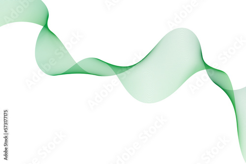 green ribbon on white background. abstract background with lines. abstract background for the site.	