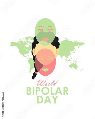 world bipolar day poster template