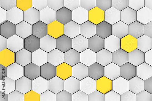 hexagonal cellular structur...