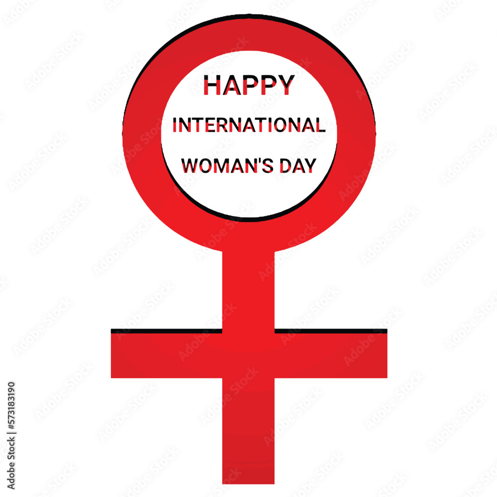 Fototapeta premium Women's Day background design, Vector Illustration.