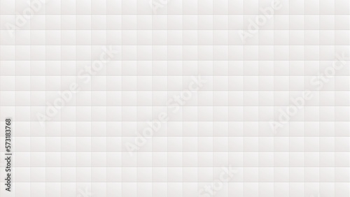 正方形が並んだ白いタイル、背景テクスチャー素材