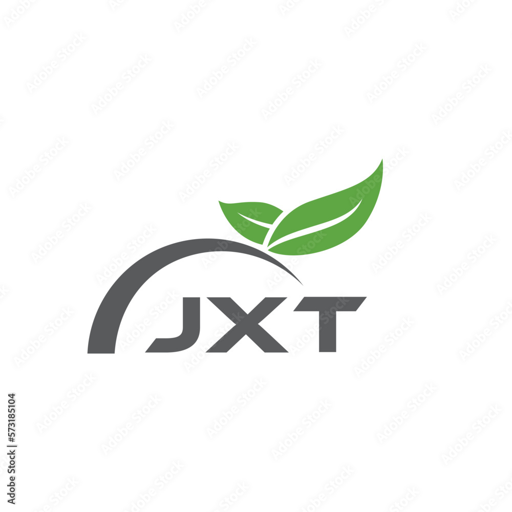 JXT letter nature logo design on white background. JXT creative initials letter leaf logo concept. JXT letter design. JXT letter nature logo design on white background. JXT creative initials letter leaf logo concept. JXT letter design.