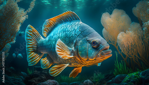 Amazing Beautiful Fish - Generative AI
