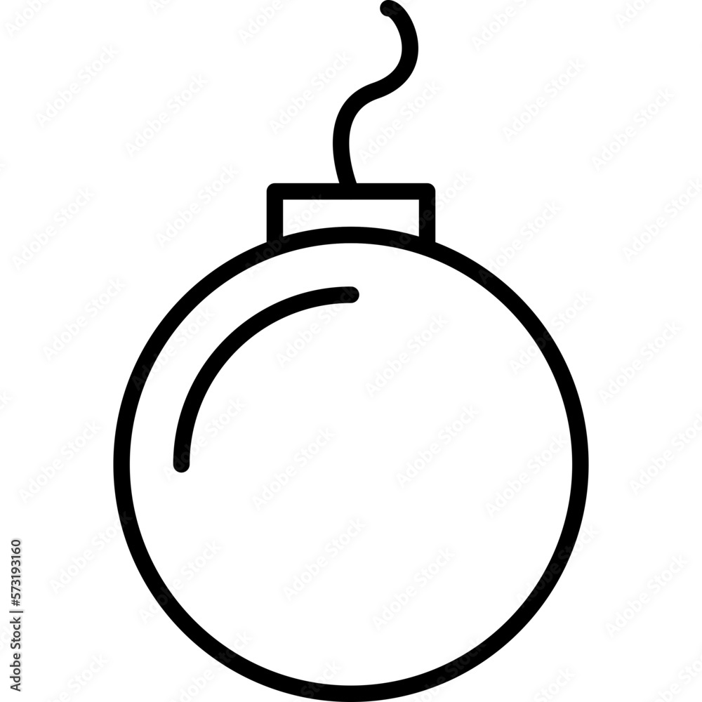 Obraz premium Bomb Icon