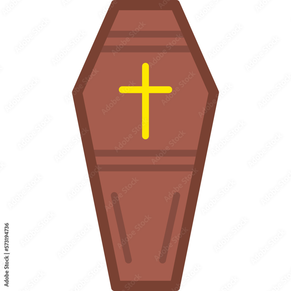 Obraz premium Coffin Icon