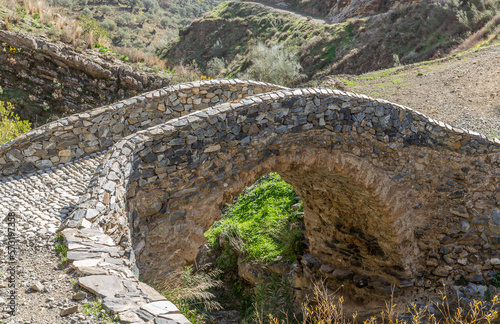 Brücke Puente Romano nahe Sedella, Andalusien, Spanien
 photo