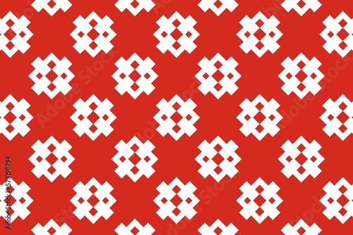 Geometric pattern in the colors of the national flag of Switzerland. The colors of Switzerland.