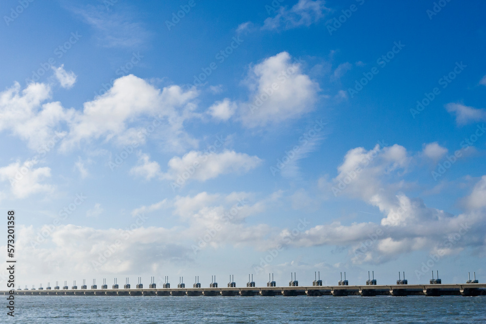 Obraz premium Eastern Scheldt storm surge barrier