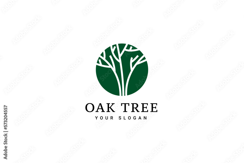 Tree Logo Icon Vector Illustration Tree Logo Icon Vector Illustration