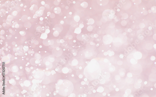 Pale pink bokeh glitter background.
