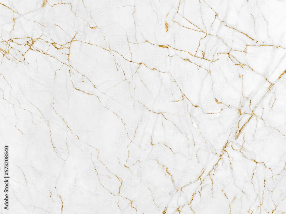 Naklejka premium White and gold marble texture background design for your creative design