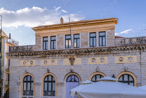 The Noble Theatre of St James on Dimarchiou Square in Corfu town, Greece photo