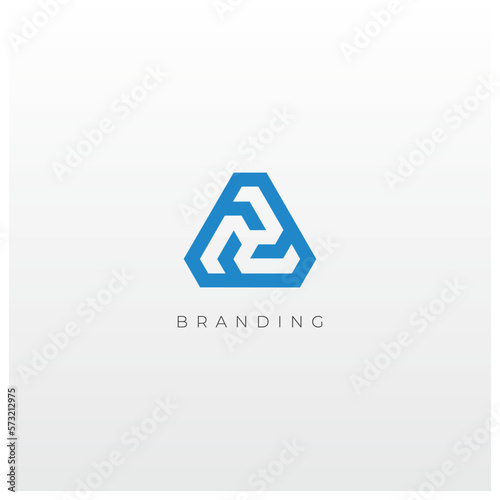 Abstract Industrial Trade Marketing Vector Logo