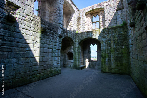 Fototapeta Naklejka Na Ścianę i Meble -  Inside Warkworth Castle in Northumberland, UK