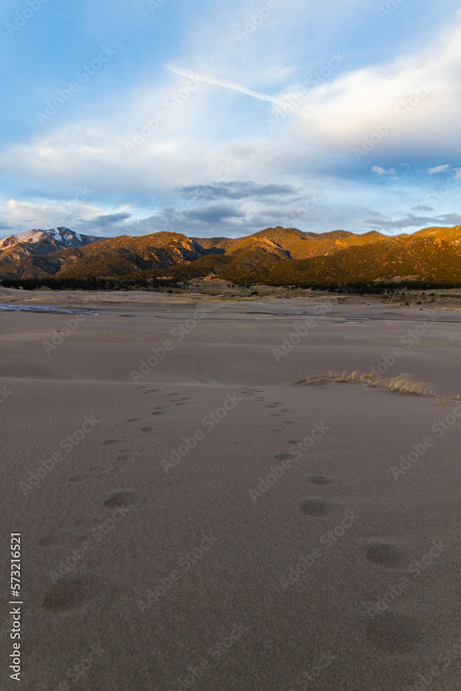 Sunset Great Sand Dunes Colorado Sunset Great Sand Dunes Colorado
