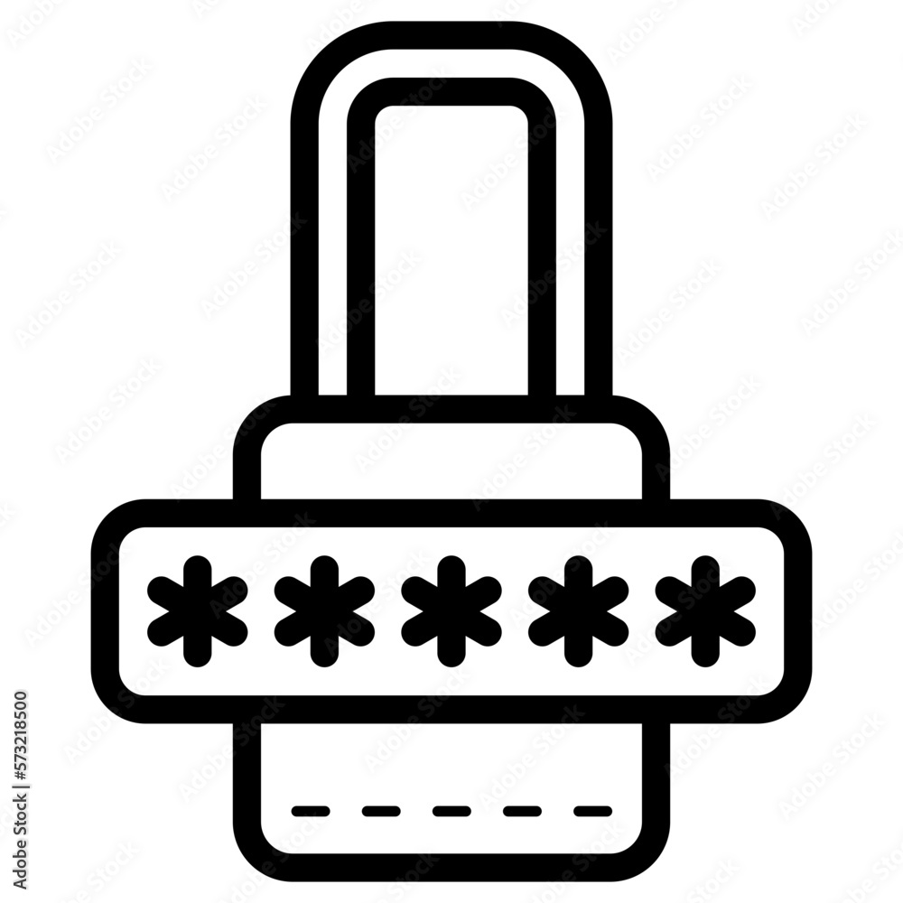 Obraz premium password icon