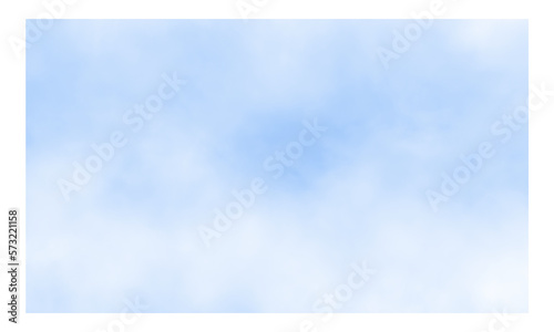 blue color brush smoke