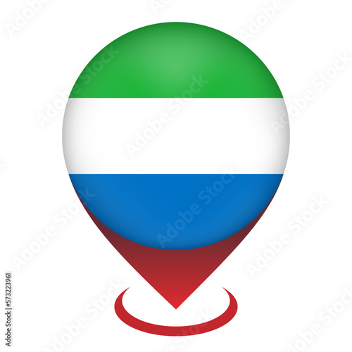 Map pointer with contry Sierra Leone. Sierra Leone flag. Vector illustration. Free Download Map pointer with contry Sierra Leone. Sierra Leone flag. Vector illustration. - GFXLoad