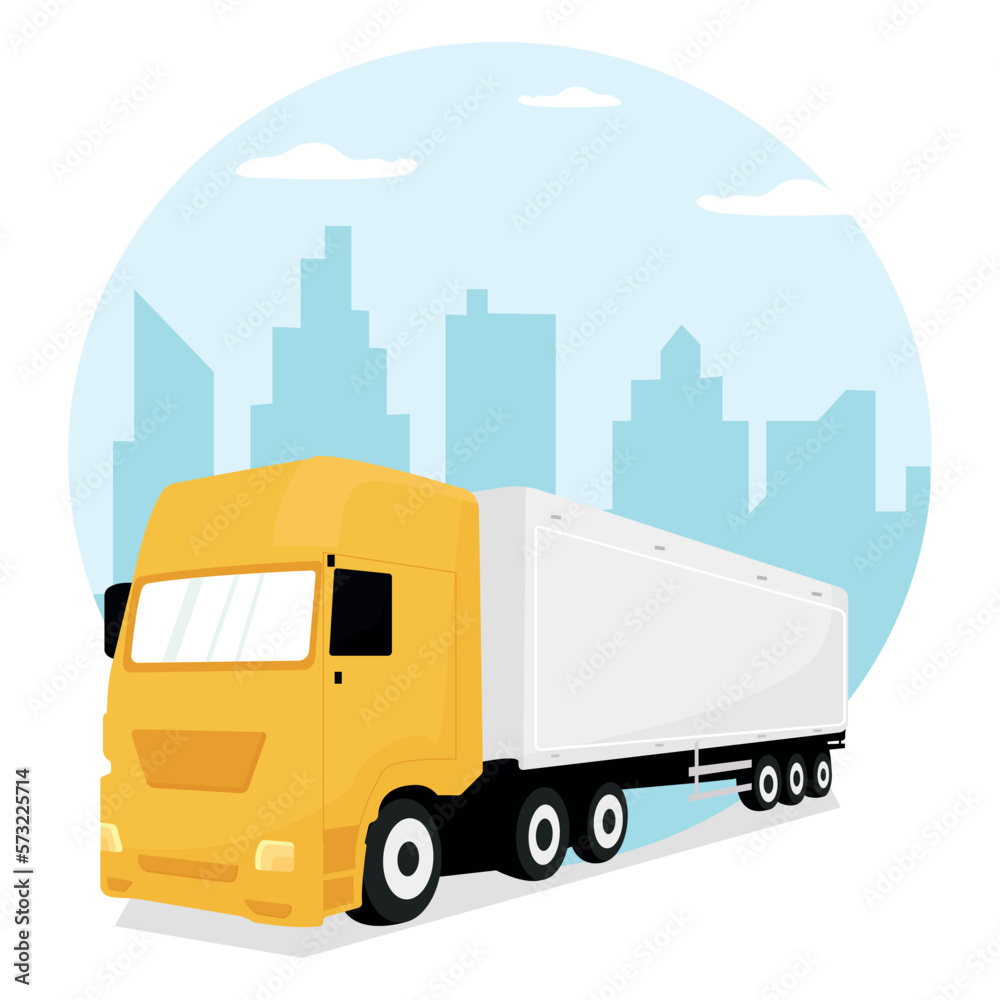 truck on the road truck on the road