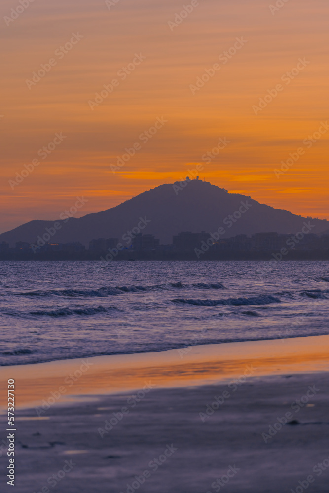 Fototapeta premium sunset at the beach