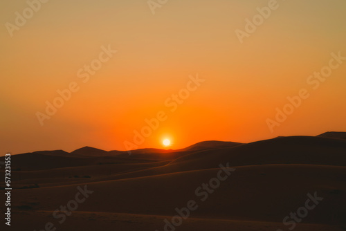 sunset over the desert © Ran