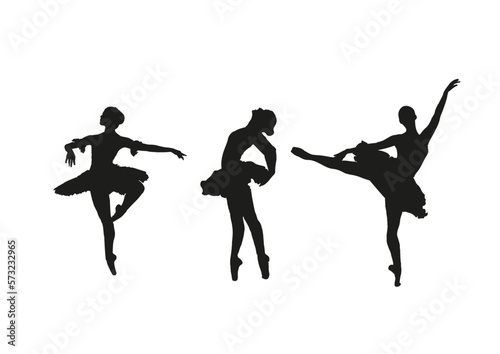 silhouettes of dancers