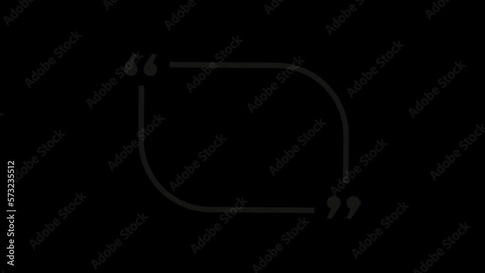 Modern Style Speech Bubble Animation With Alpha Video Modern Style Speech Bubble Animation With Alpha Video