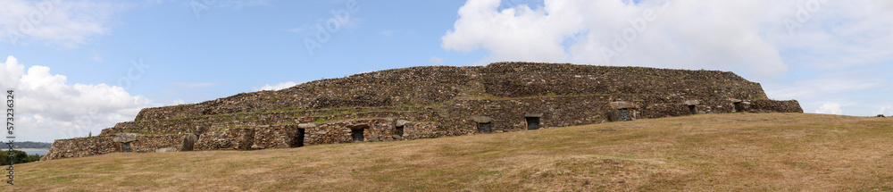 Cairn of Barnenez - megalithic monument, Plouezoc´h, France