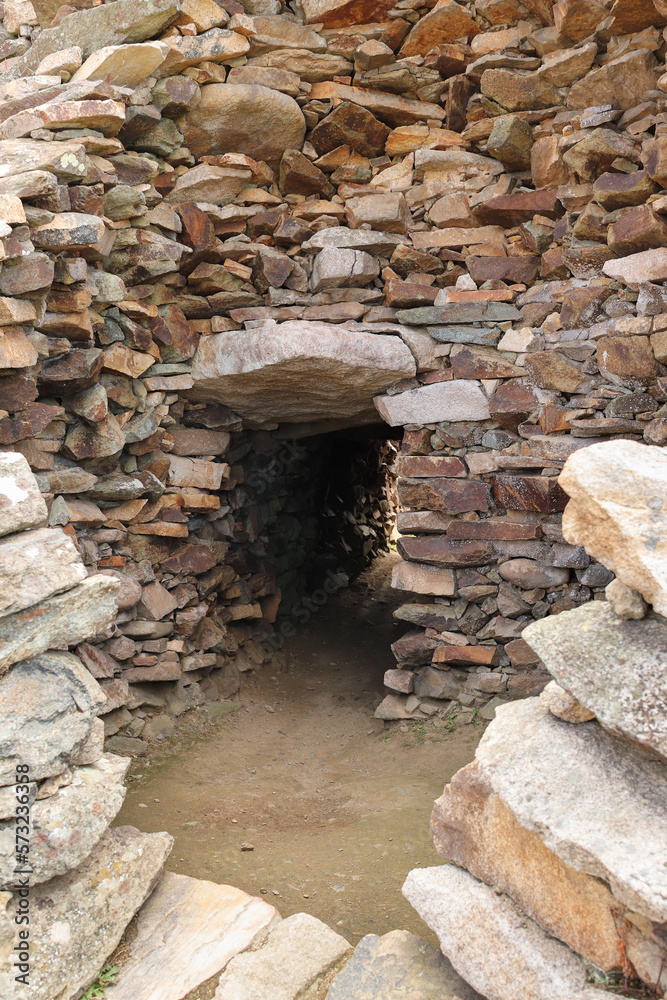 Cairn of Barnenez - megalithic monument, Plouezoc´h, France