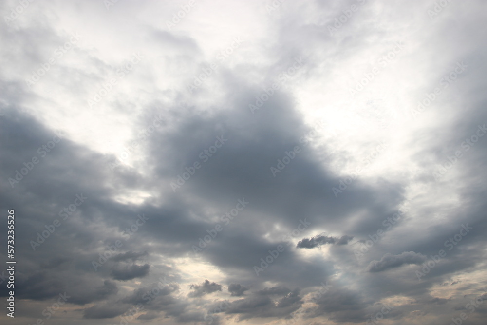 white gray cloudy heavenly blue sky background cloudscape 