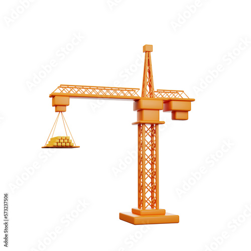 3d illustration of icon maintenance and under construction