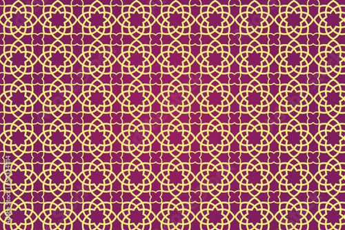 Vector arabic islamic luxury ornamental background with islamic pattern