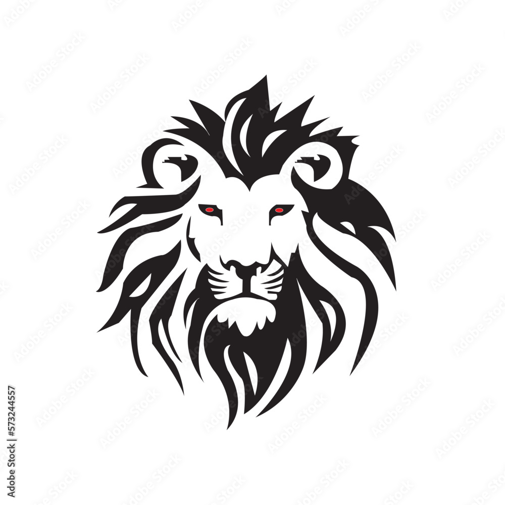 Obraz premium Lion,Head,Logo,For,Use,T-Shirt,Cap,Brading,Shoping,Apps,Etc 