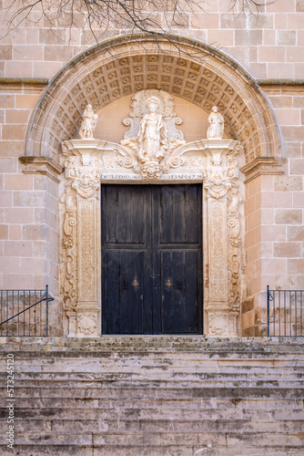 Kirche von Santa Margalida  Ort - Stadt   Baleareninsel Mallorca   Spanien    Espana