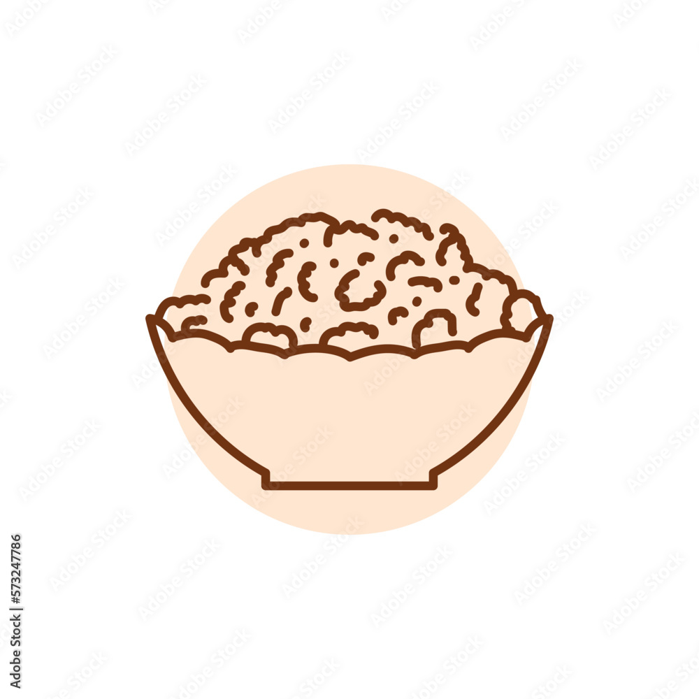 Sour milk cheese in a plate black line icon. Dairy product. Sour milk cheese in a plate black line icon. Dairy product.