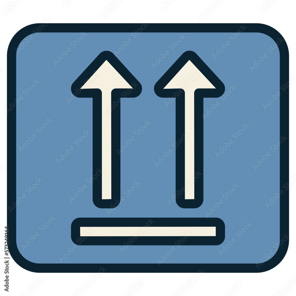 this way up packaging sign icon this way up packaging sign icon