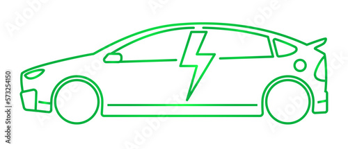 electric vehicle charging station isolated - 3d illustration