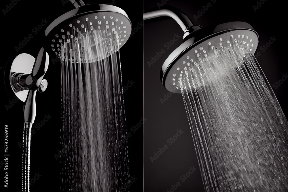 drop rain shower illustration Generative AI drop rain shower illustration Generative AI