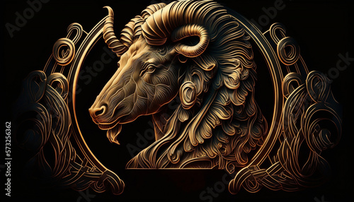 Aries Images of zodiac signs in different styles 