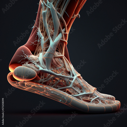 3d rendered illustration of a human anatomy photo
