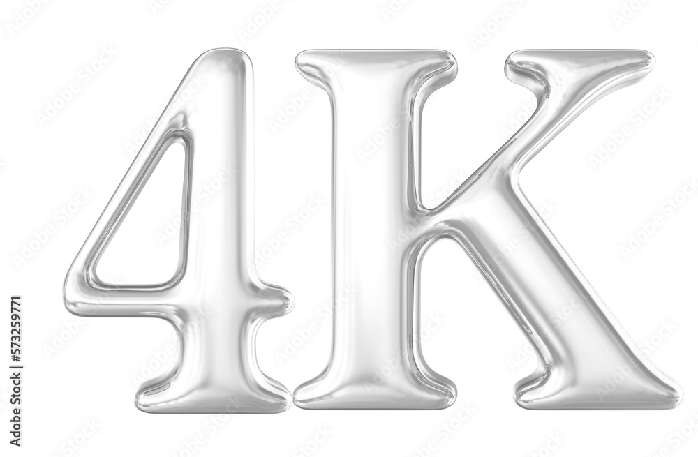 Thank You 4K Follower Silver