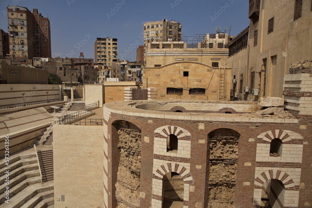 Roman Tower in Cairo, Egypt, Africa
