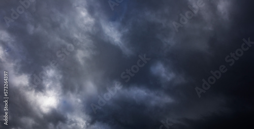 dark cloudy sky before a thunderstormgloomy background 