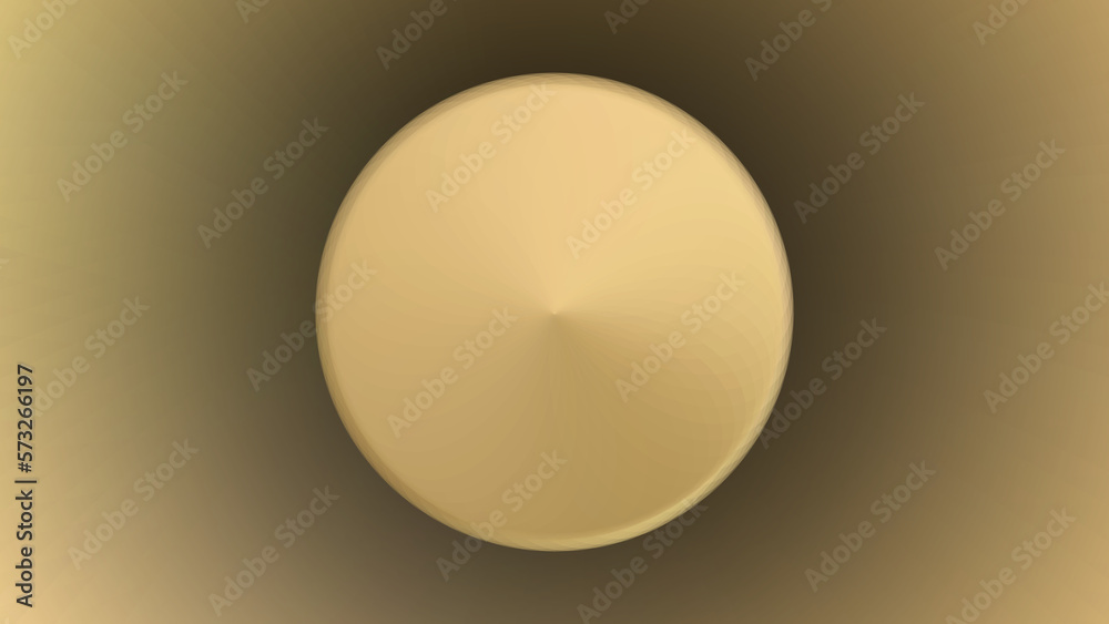 Illustration of golden background with 3D shape and effects Illustration of golden background with 3D shape and effects