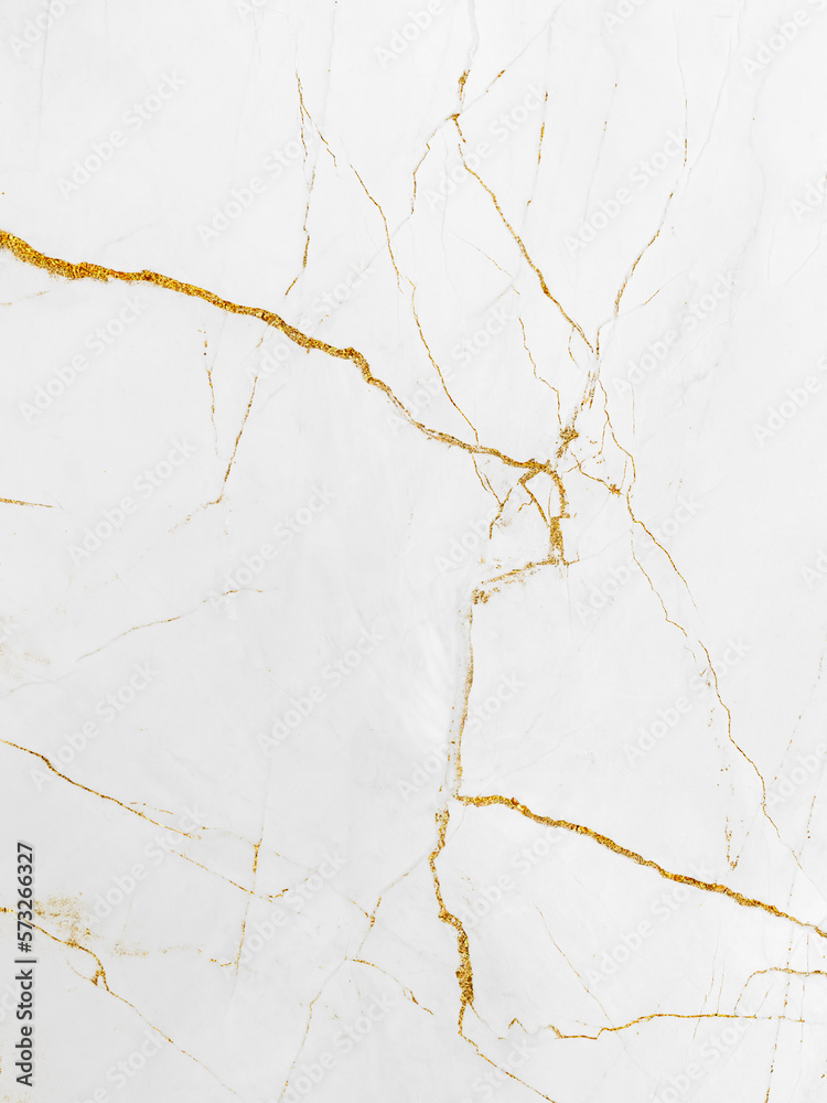 Fototapeta premium White and gold marble texture background design for your creative design